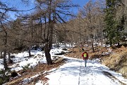 Invernale-primaverile in LEGNONCINO (1711 m) dai Roccoli dei Lorla il 9 marzo 2017  - FOTOGALLERY